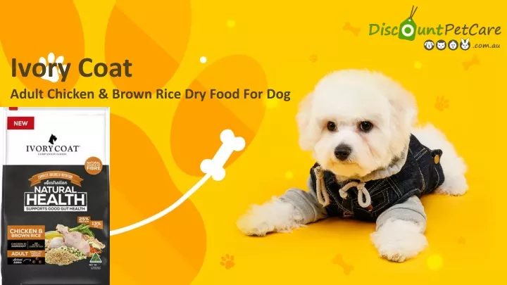 adult chicken brown rice dry food for dog