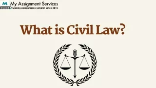 What is Civil Law?