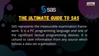 The Ultimate Guide To SAS | Best SAS Course in Delhi