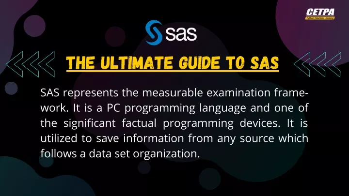 PPT - The Ultimate Guide To SAS | Best SAS Course In Delhi PowerPoint ...