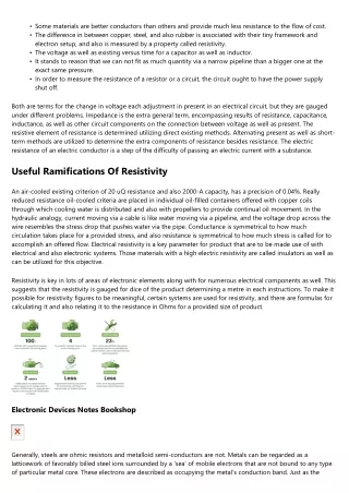 Electric Resistance Facts For Children