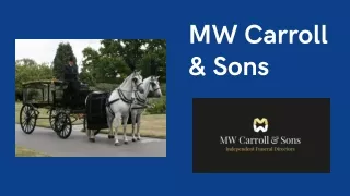 Cremation London | MW Carroll & Sons