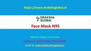 Buy Face Mask N95 Online at Cheap Rate from Draksha Global