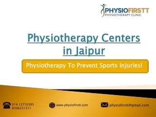 physiotherapy centers in jaipur