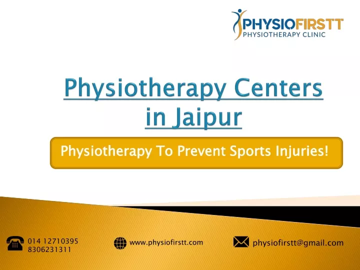 physiotherapy centers in jaipur