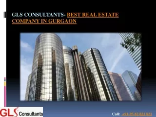 BEST REAL ESTATE COMPANY IN GURGAON