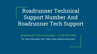 roadrunner technical support number