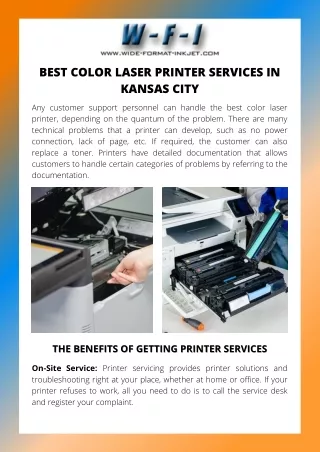 Best Color Laser Printer Services in Kansas City