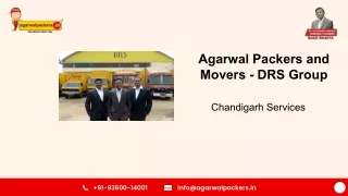 Expert Agarwal Packers and Movers Chandigarh - DRS Group