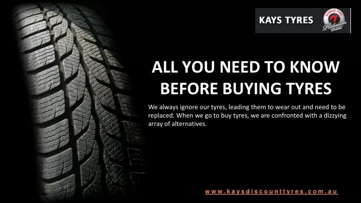 all you need to know before buying tyres