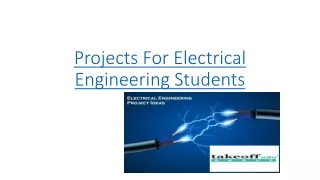 Projects For Electrical Engineering Students