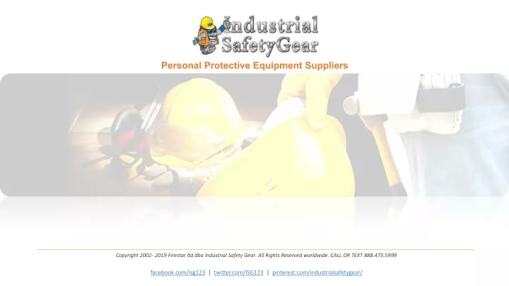 personal protective equipment suppliers