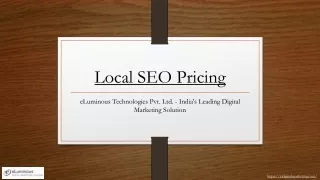 local seo pricing