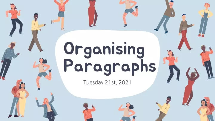 organising paragraphs