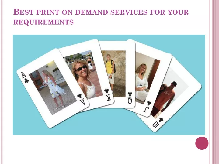best print on demand services for your requirements