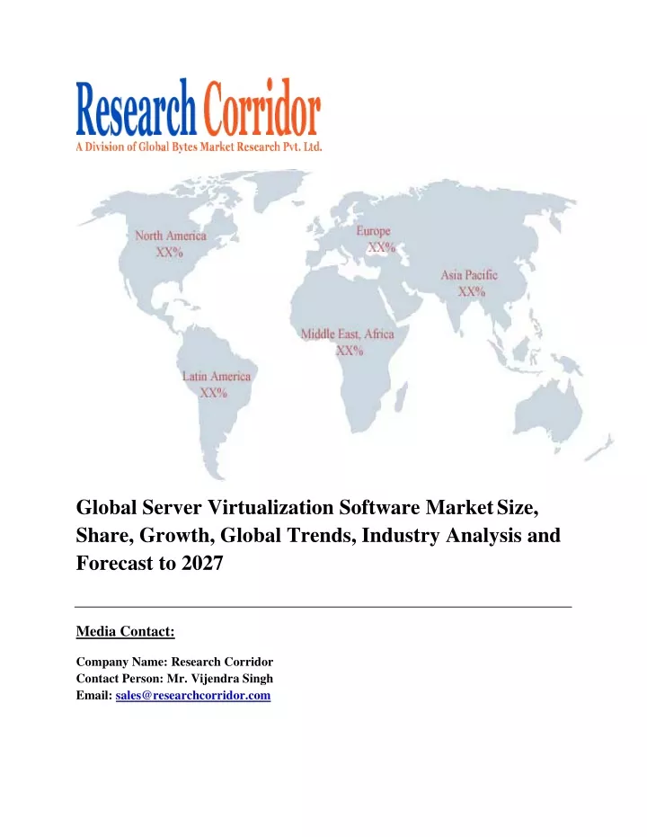 global server virtualization software market size