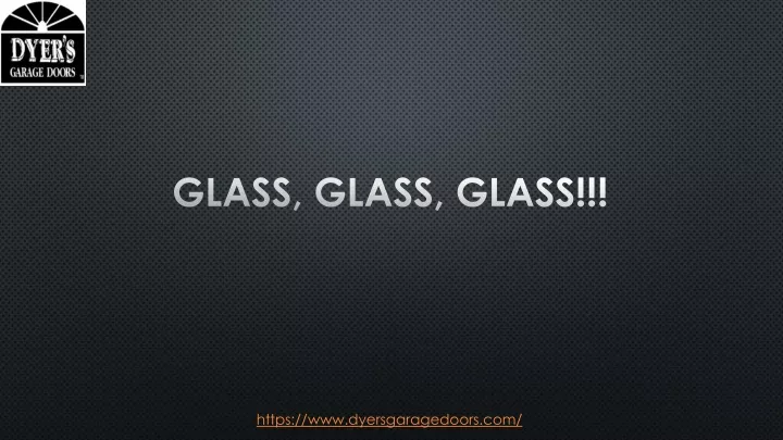 glass glass glass