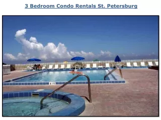 3 Bedroom Condo Rentals St. Petersburg