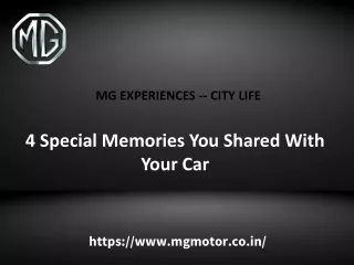 4 Special Memories You Shared With Your Car