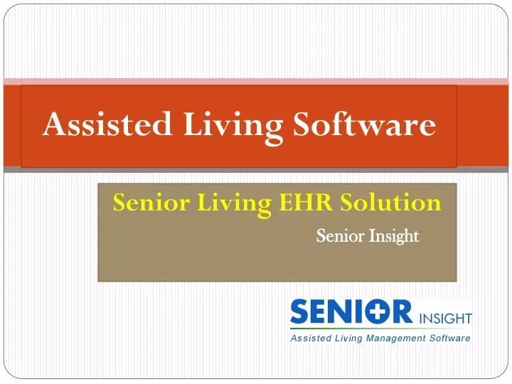 assisted living software