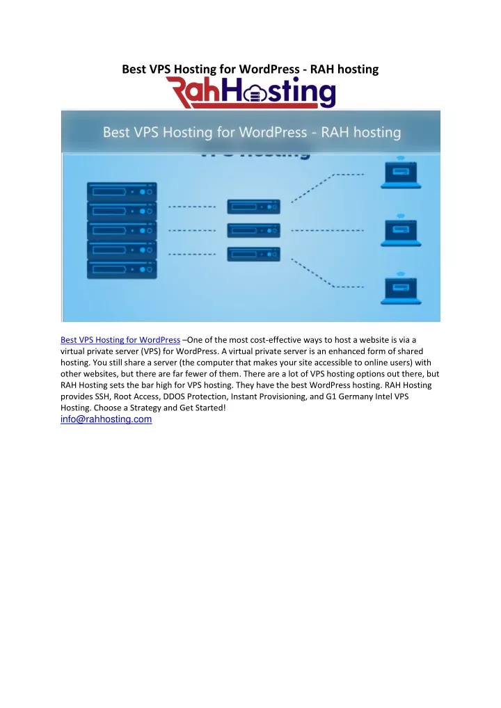 best vps hosting for wordpress rah hosting