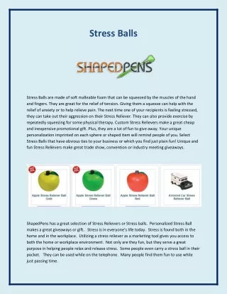 stress balls