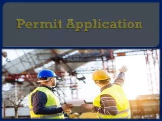 permit application