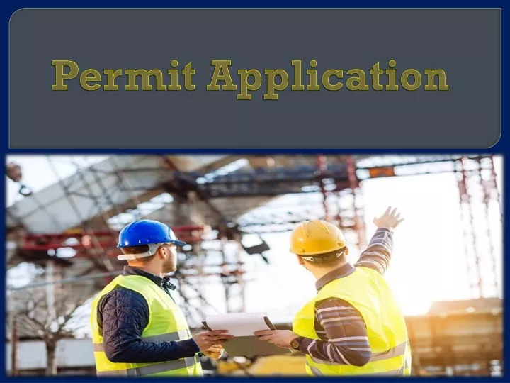 permit application