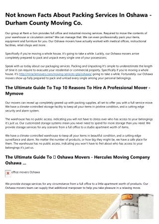 The Most Influential People in the www.miraclemovers.com/moving-services-gta/osh