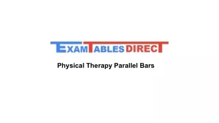 Physical Therapy Parallel Bars