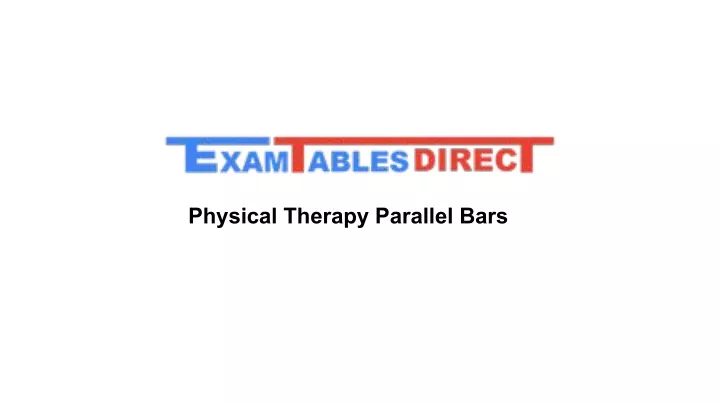 physical therapy parallel bars