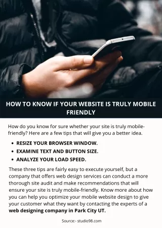 HOW TO KNOW IF YOUR WEBSITE IS TRULY MOBILE FRIENDLY