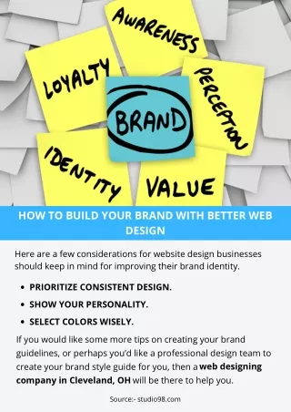 HOW TO BUILD YOUR BRAND WITH BETTER WEB DESIGN