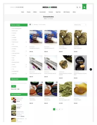 Mega herbs online store