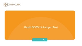 Rapid COVID-19 Antigen Test - Covid Clinic