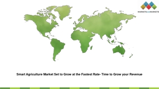 smart agriculture market set to grow