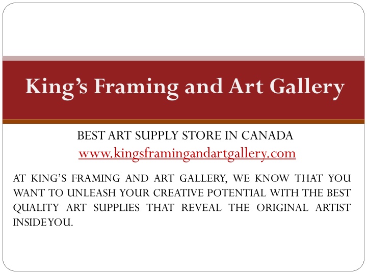 king s framing and art gallery