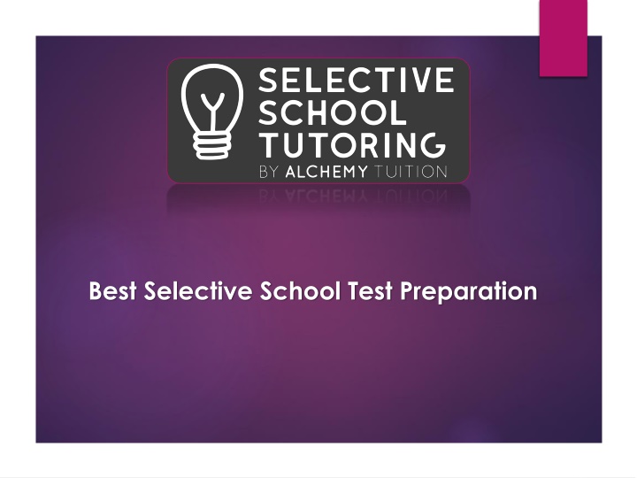 best selective school test preparation