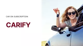 car on subscription