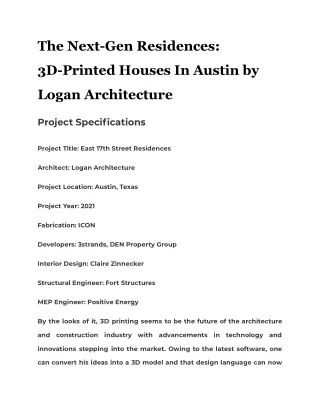 the next gen residences