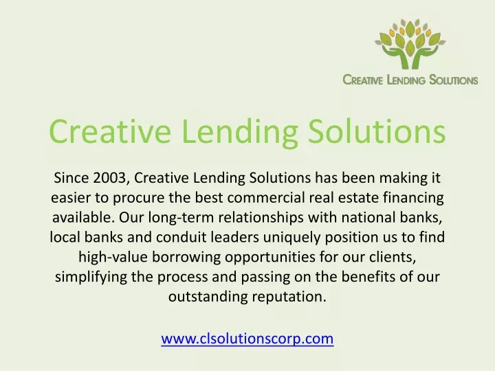 creative lending solutions