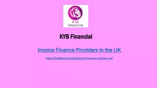 Best Invoice Financing Provider In The UK