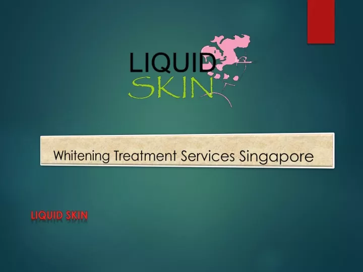 whitening treatment services singapore