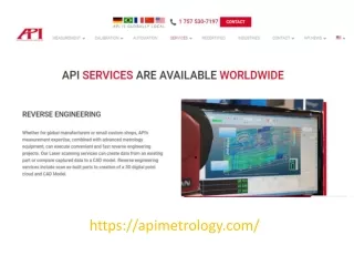 API Metrology | Laser Tracker, Machine Tool and Robot Calibration - API Metrolog