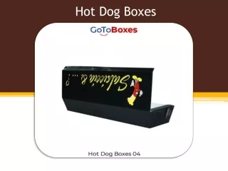 hot dog boxes