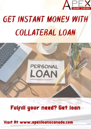 Need Cash Urgently Get Collateral Loan Victoria