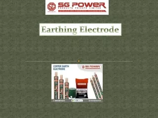 How to get Earthing Electrode