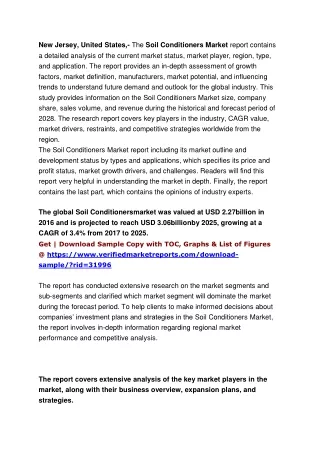 new jersey united states the soil conditioners