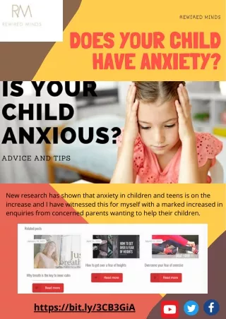 Anxiety Busting Solutions | Relieve Anxiety Therapy at Rewired Minds