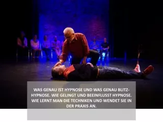 Blitz Hypnose lernen Seminar in Dresden und Stuttgart